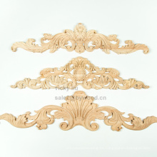 Decoración de estilo europeo esculpida exquisita madera onlay